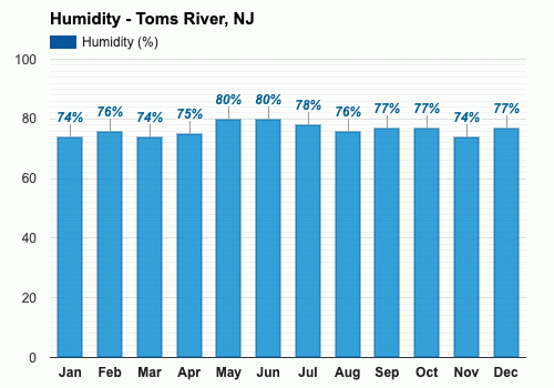 January weather Winter 2024 Toms River NJ