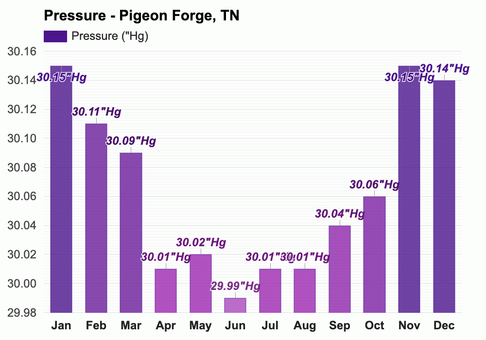 March weather Spring 2025 Pigeon TN